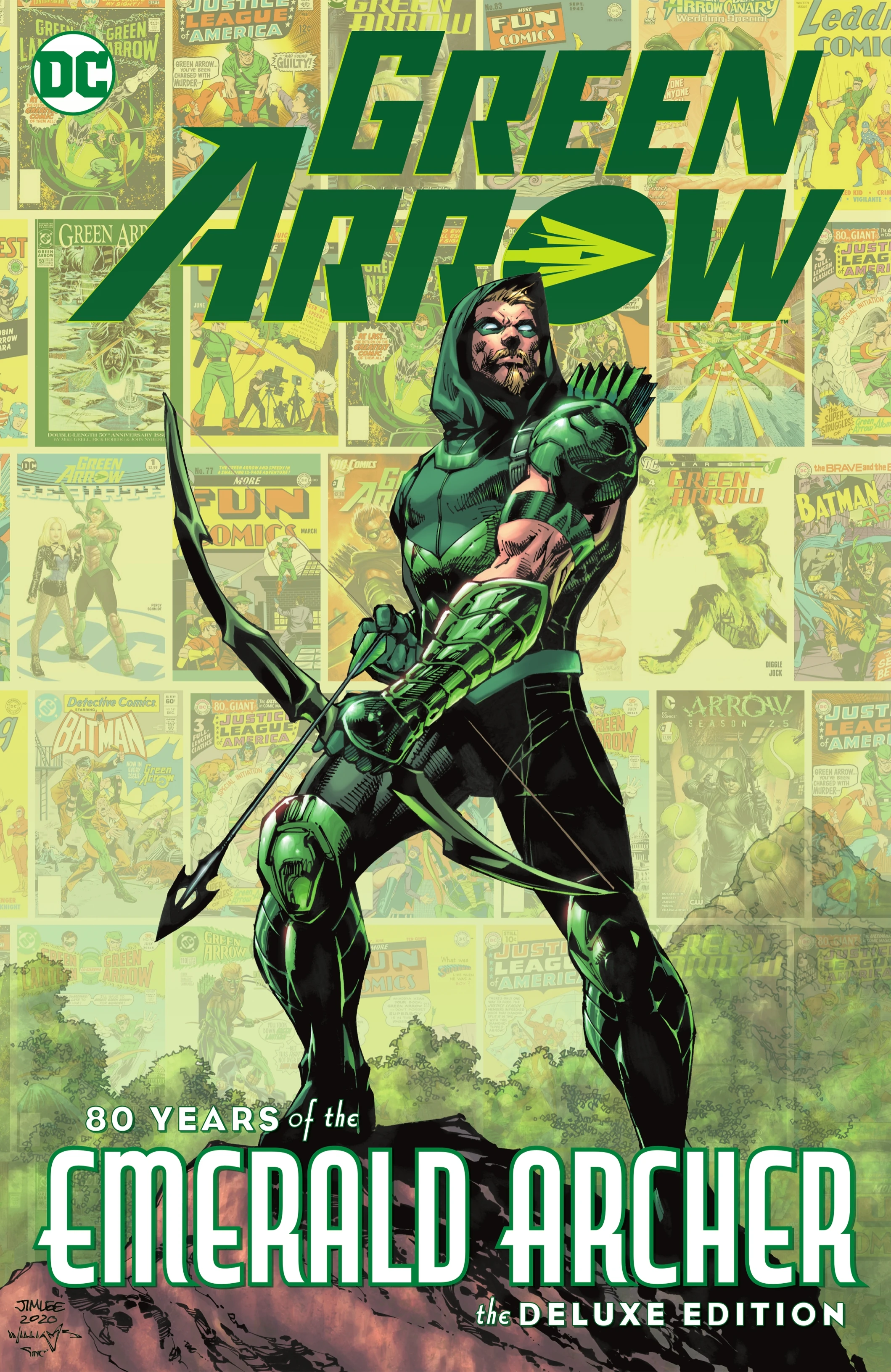 Green Arrow: 80 Years of the Emerald Archer The Deluxe Edition (DC, 2021) cover